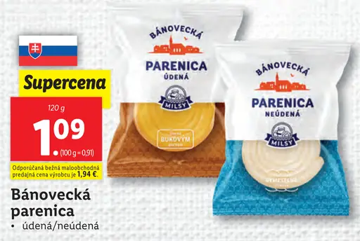 Bánovecká Parenica neúdená