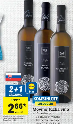 Movino túžba víno