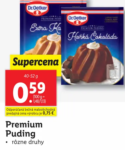 Dr. Oetker Premium Puding