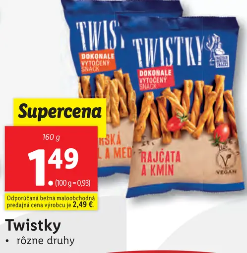 Twistsky paradajka a med