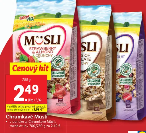 Bona Vita Chrumkavé Müsli