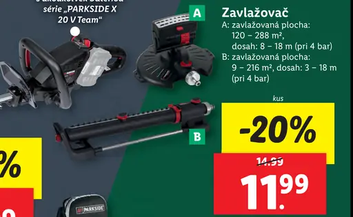 Parkside zavlažovač