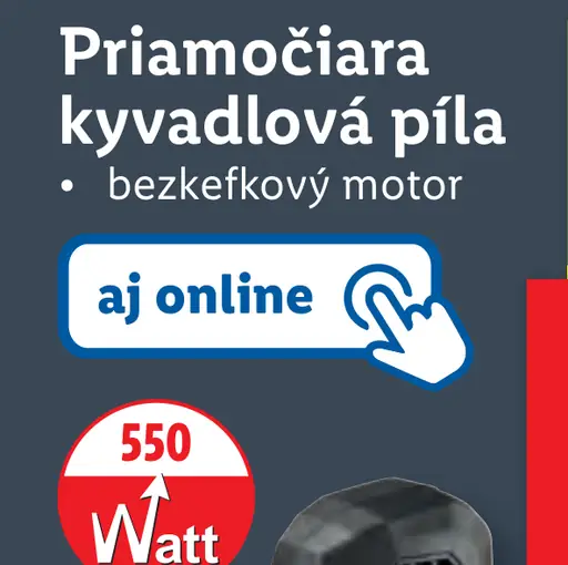 Parkside priamočiara kyvadlová píla