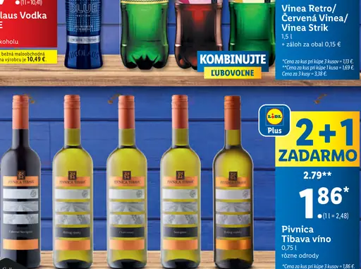 Vinea Retro/Červená Vinea/Vinea Strik