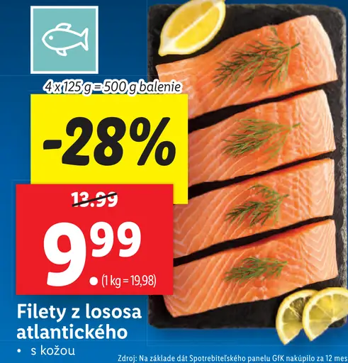 Filety z lososa atlantického