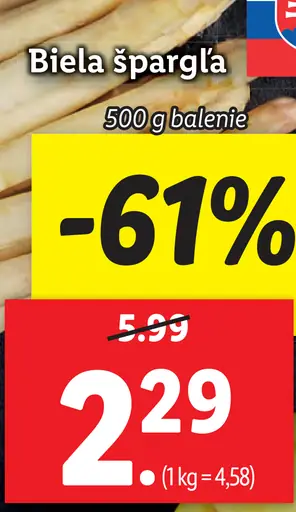 Biela špargľa