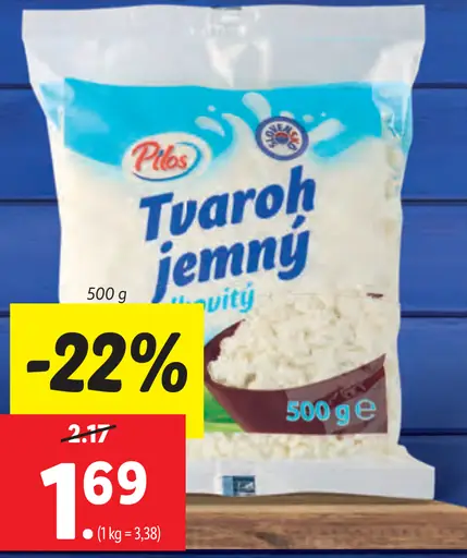 Pilos Tvaroh jemný hrudkovitý