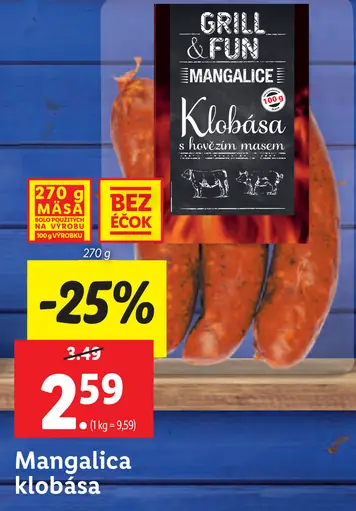 Mangalica klobása