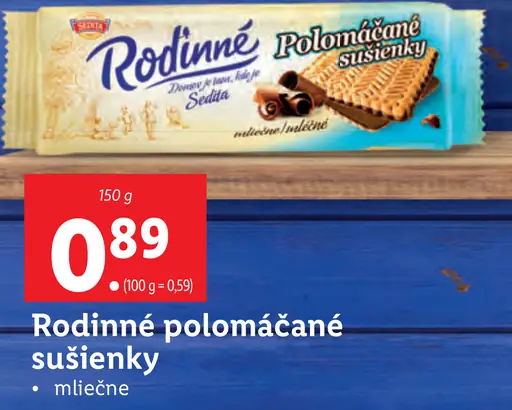 Rodinné polomáčané sušienky XXL