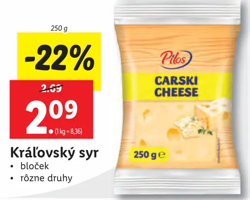 Pilos Kráľovský syr