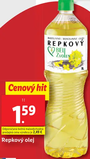Bel Zvolen Repkový olej