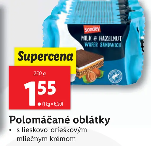 Sondey Polomáčané oblátky