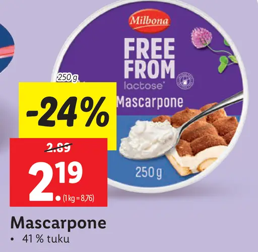 Milbona Free From Mascarpone