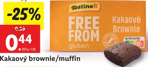 Tastino kakaový brownie/muffin