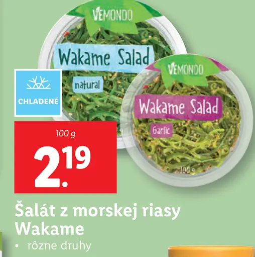 Vemondo Šalát z morskej riasy Wakame