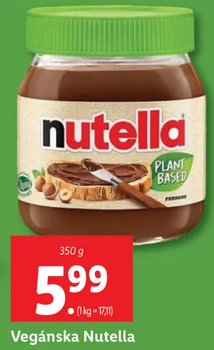 Ferrero Vegánska Nutella