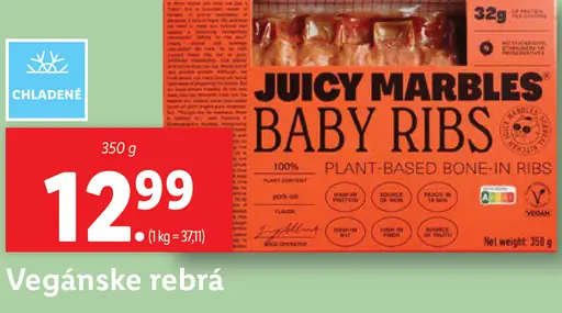 Juicy Marbles Vegánske rebrá