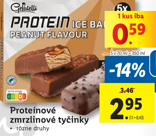 Gelatelli Proteínové zmrzlinové tyčinky