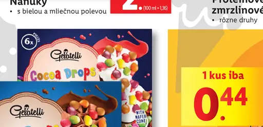 Gelatelli Mrazený krém Cocoa Drops
