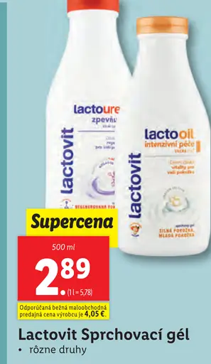 Lactovit Sprchovací gél