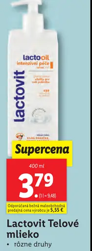 Lactovit Telové mlieko