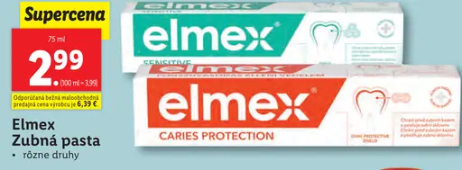 Elmex zubná pasta