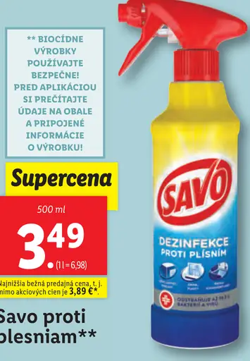 Savo Proti plesniam