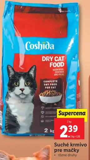 Coshida Suché krmivo pre mačky