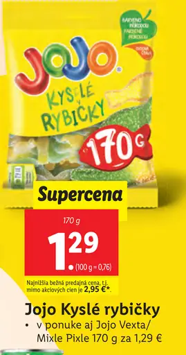 Jojo kyslé rybičky