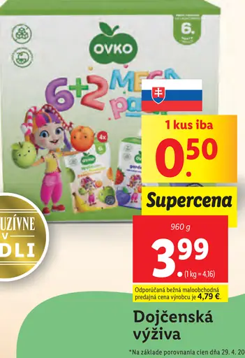 Ovko Dojčenská výživa