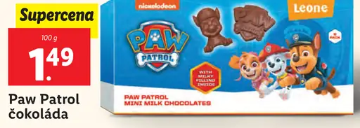 Paw Patrol čokoláda