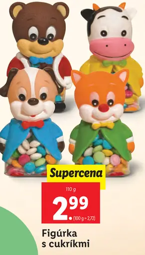 Figúrka s cukríkmi