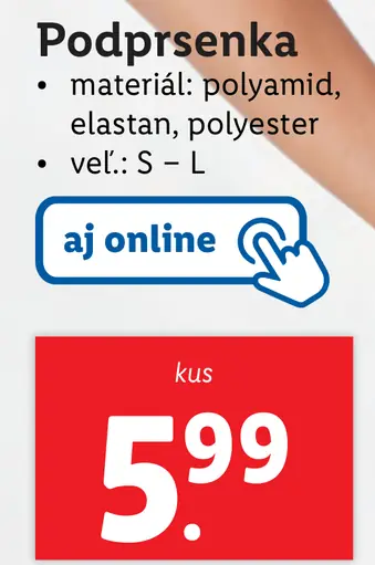 Esmara Podprsenka