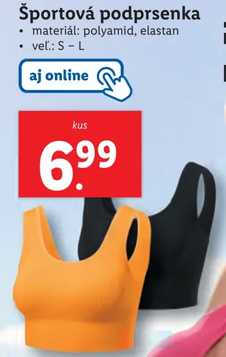 Crivit športová podprsenka