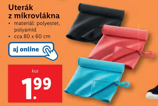 Uterák z mikrovlákna