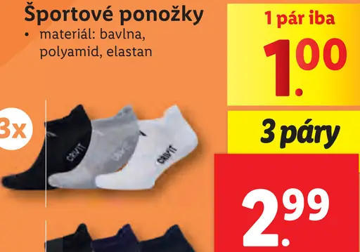 Crivit športové ponožky