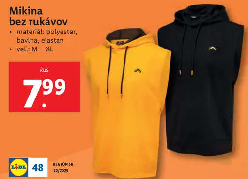Crivit mikina bez rukávov