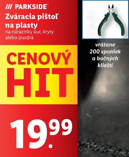 Parkside Zváracia pištoľ na plasty