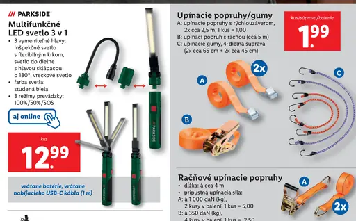 Račňové upínacie popruhy