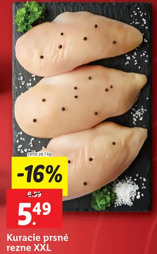 Neurčený Kuracie prsia rezne XXL