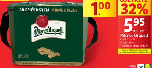 Pilsner Urquell plechovka