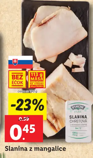 Pikok Slanina z mangalice