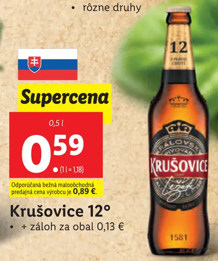 Krušovice 12°