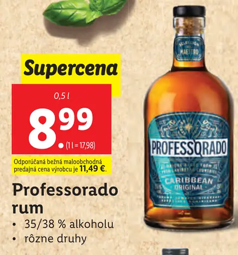 Professorado rum