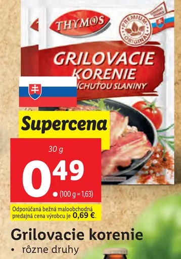 Thymos Grilovacie korenie
