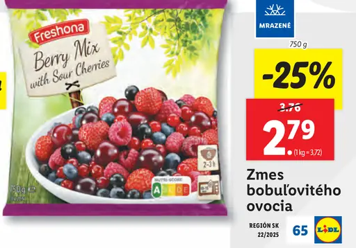 Freshona Zmes bobuľovitého ovocia