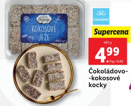 Farmorande Čokoládovo-kokosové kocky