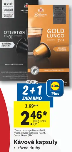 Bellarom Kávové kapsuly