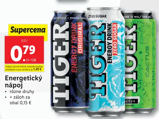 Tiger Energetický nápoj