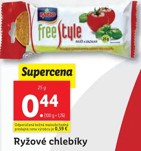 Racio Ryžové chlebíky